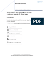 Protective and Damaging Effects of Stress Mediators Central Role of The Brain