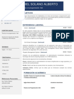 Plantilla Curriculum Gratis 4