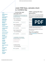 HSM 3des Key Pairs Generator and Composer For Combining Keys