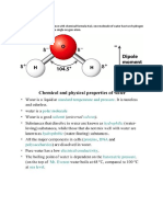 Chemistry of Water