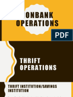 Non Bank Operations