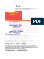 Cost of Poor Quality