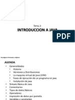 Sesion 2a - Introduccion A Java 1
