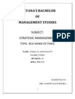 BCG Matrix of PARLE