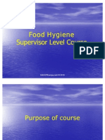 Food Hygiene Supervisor Level Course