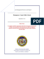 2022 Maryland Financial Management Practices Audit of Montgomery County Public Schools