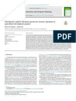 De Marinis, Sali - Participatory Analytic Hierarchy Process For Resource Allocation in Agricultural Development Projects - 2020