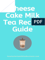 Cheese Cake Milk Tea Series Recipe Guide