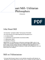 John Stuart Mill-Utilitarian Philosopher