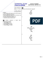 Organic Chemistry - Class 12th - Practice MCQs