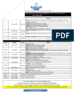 CSP - DLP Foundation Schedule - 2022-23