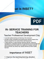 Inset Training