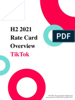 2021 H2 TikTok Ads Rate Card SEA