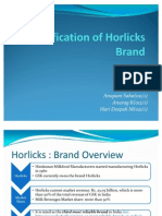 Diversification of Horlicks Brand