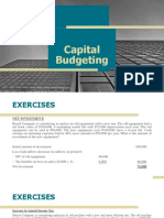 8 Capital Budgeting - Problems - With Answers