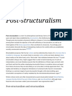 Post Structuralism Wikipedia