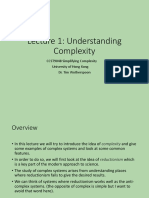 Lecture 1 Understanding Complexity