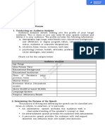 Speech Writing Process and Principles of Speech Delivery