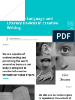 CRW11 - 12 Q1 0103M - PS - Figurative Language and Literary Devices in Creative Writing