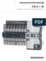 Atys T M - Automatic Transfer Switching Equipment - Installation and Operating Manual - 2021 06 - 542931D - en