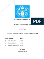 Advance Auditing and EDP Assigment-1 Group 8