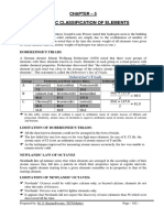 Periodic Classification of Elements Notes