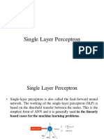 Single Layer Perceptron