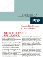 Lecture 7B Cargo Insurance