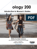 Sociology 200 Womens Studies FULL TEXT PDF