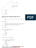 Chapter 32 Mean and Variance of A Random Variable