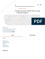 Endovascular Therapy For Acute Stroke With A Large Ischemic Region NEJM