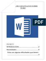 Manual de Capacitacion Sobre Word