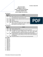 Auditing and Assurance - Mock Test Paper - Answers - Oct 2022 - CA Inter (New)