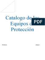Catalogo de Los Equipos de Protección