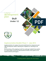 Player Development Plan: Under 12