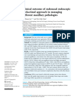 Clinical Outcome of Endonasal Endoscopic Prelacrimal Approach in Managing Different Maxillary Pathologies