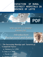 Job Satisfaction of Rural Nurses in District Hospitals in The Province of Leyte - Compress