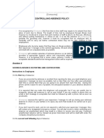 HRS Controlling Absence Policy v1.1