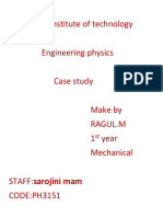 Physics Case Study