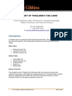 Summary of Thailand-Tax-Guide and Laws