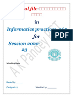 Final Practical File 2022-23