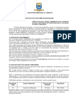 Edital Processo Seletivo 002.2022