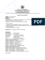 Ssgo Minutes of The Meeting During Special Session