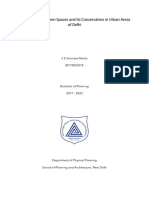 Assessment of Green Spaces and Its Conservation in Urban Areas of Delhi