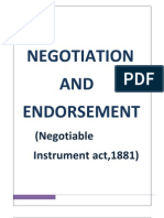 CCCCC CCC: Negotiation AND Endorsement