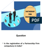 Registration of Firms