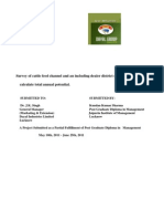 Survey of Cattle Feed Channel and An Including Dealer District Network and Dairies and To