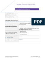 Corporate Social Responsibility (CSR) Monitoring Report