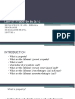 LL1 Introduction To Land Law