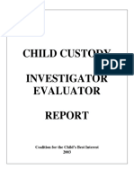 Custody Evaluaion